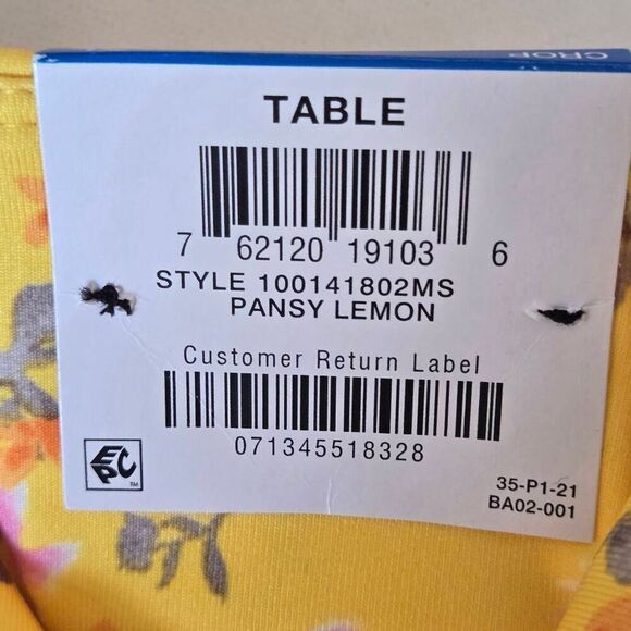 NWT Ideology Womens Floral Compression Active Crop Performance Leggings Pansy XL - Picture 12 of 13